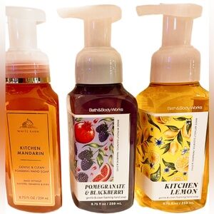 @nikenkillian215 NWT 3 PC BBW FOAMING HAND SOAP BUNDLE|INCLUDES ALL SHOWN 🩵